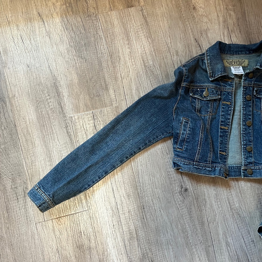 Hint Jeans Denim Jacket Size Large - Picture 4 of 13